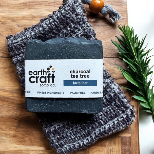 Acne Detox Soap Charcoal Tea Tree Soap Bar - All Natural | Vegan | Palm Free | Cold Process Soap