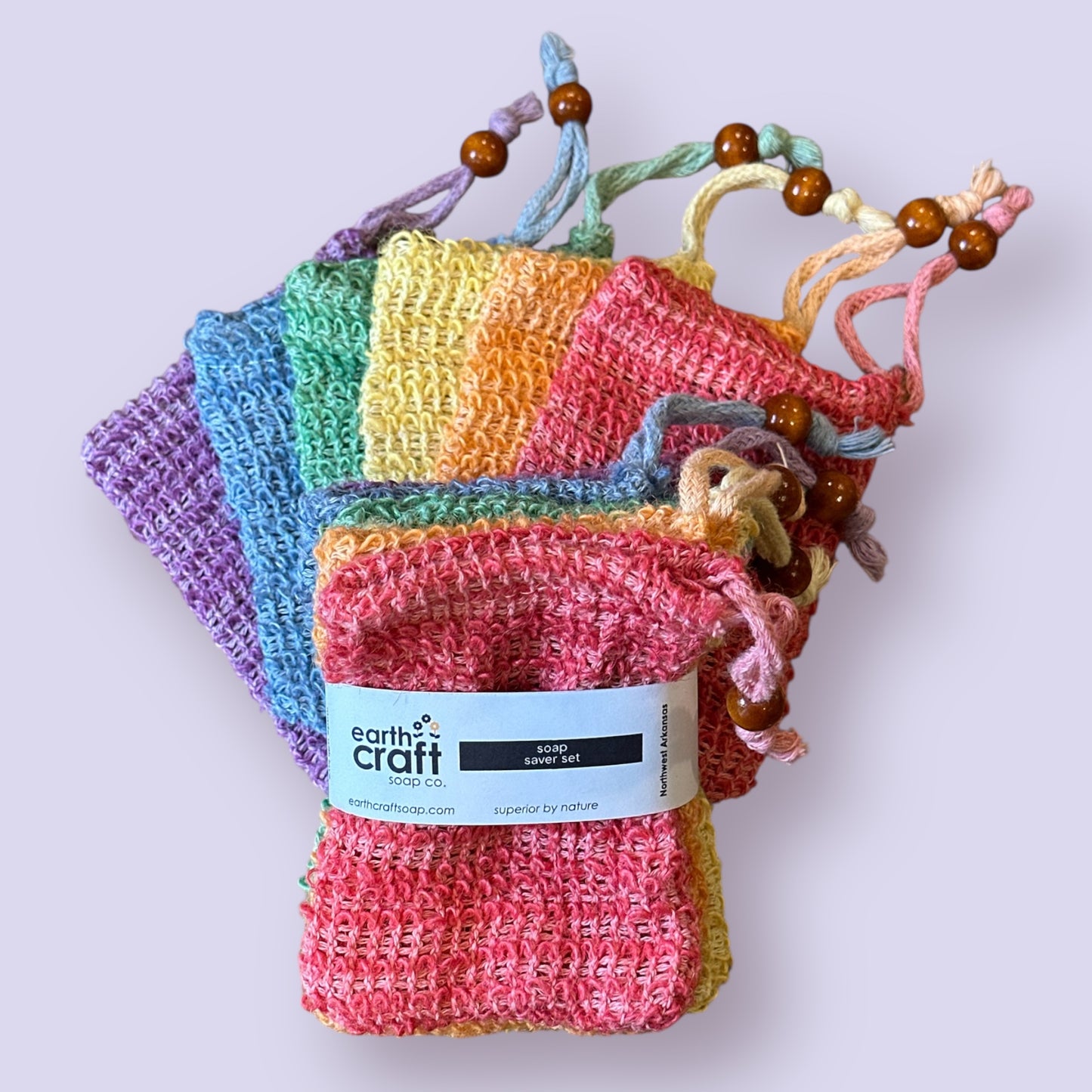 Soap Saver Bags Rainbow Set of 6