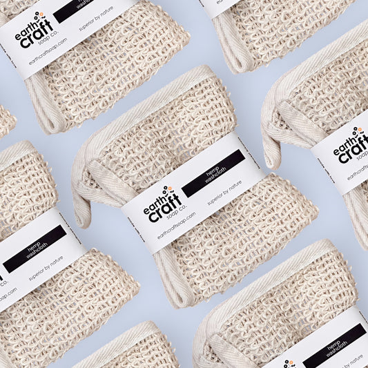 Natural Hemp Exfoliating Washcloth