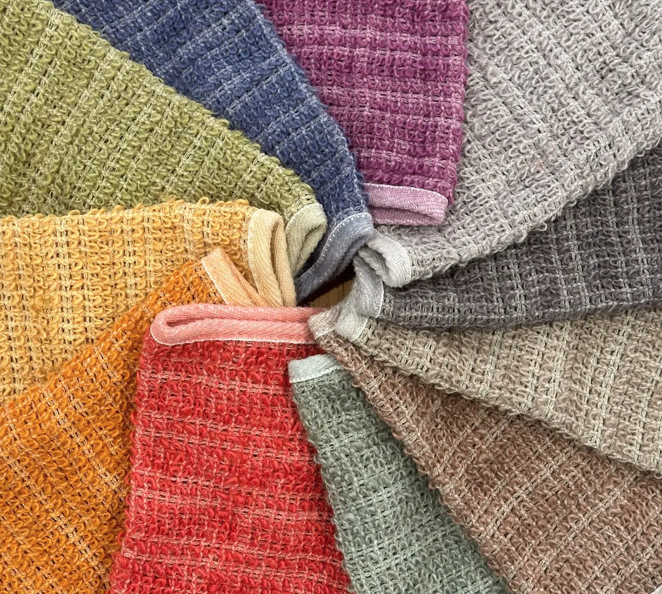 Hand-Dyed Exfoliating Washcloth – Choose Your Color