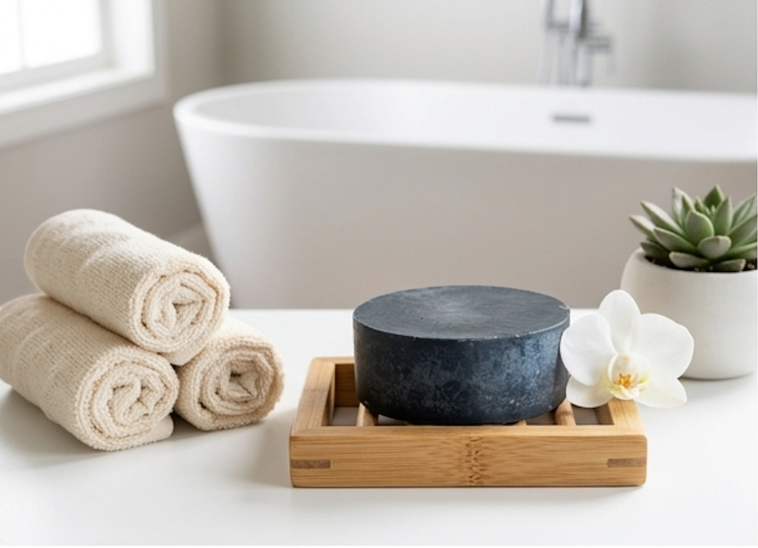 Handmade Activated Charcoal and Tea Tree Soap for Acne by Earthcraft Soap Co.