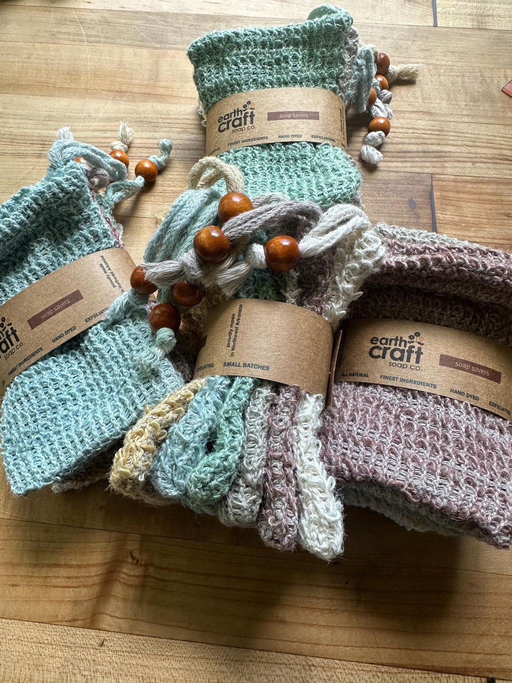 Soap Saver Bags Earthtone Set of 6