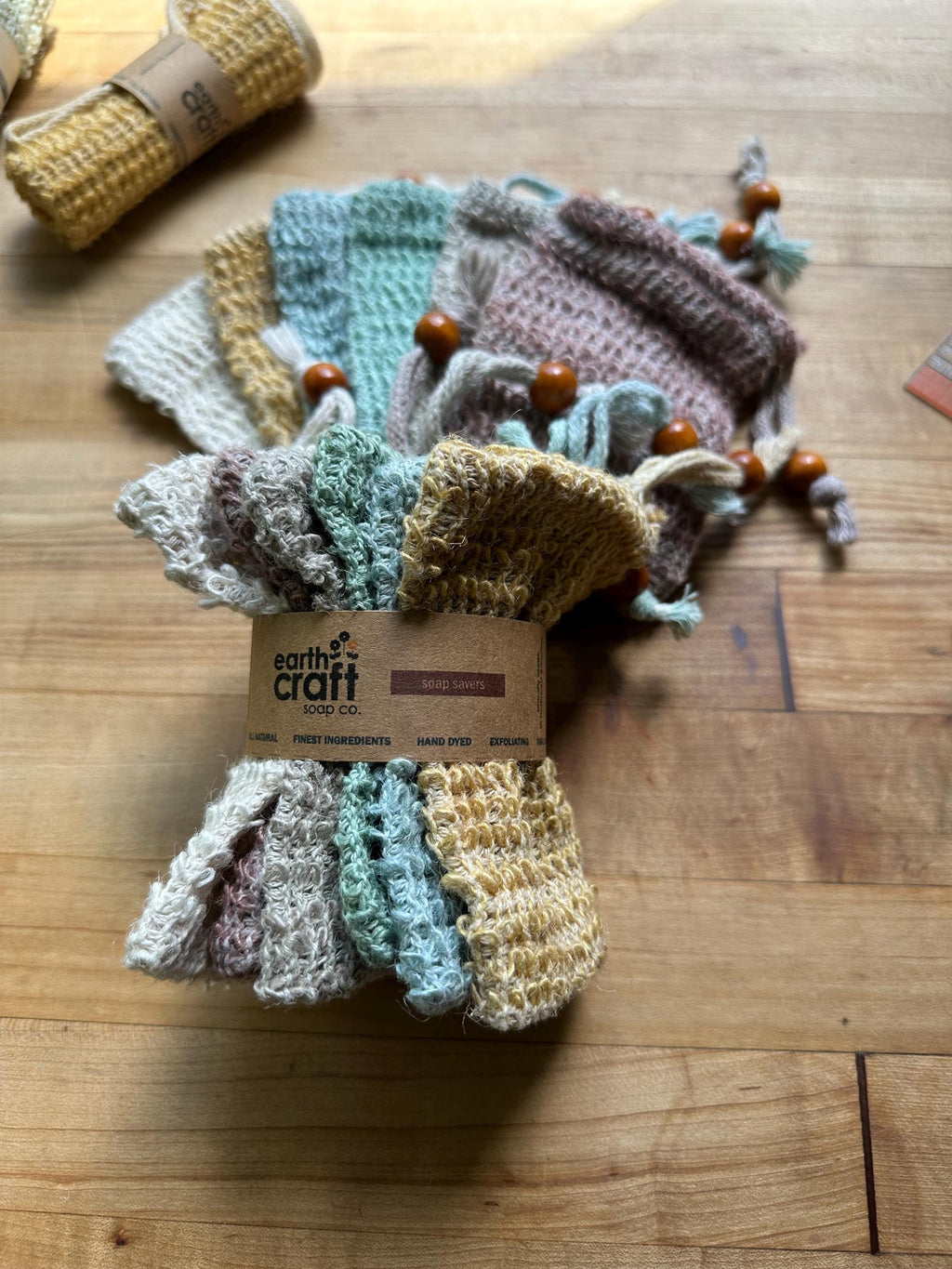 Soap Saver Bags Earthtone Set of 6