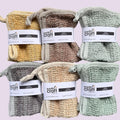 Earthtone Set of 6 Exfoliating Washcloths