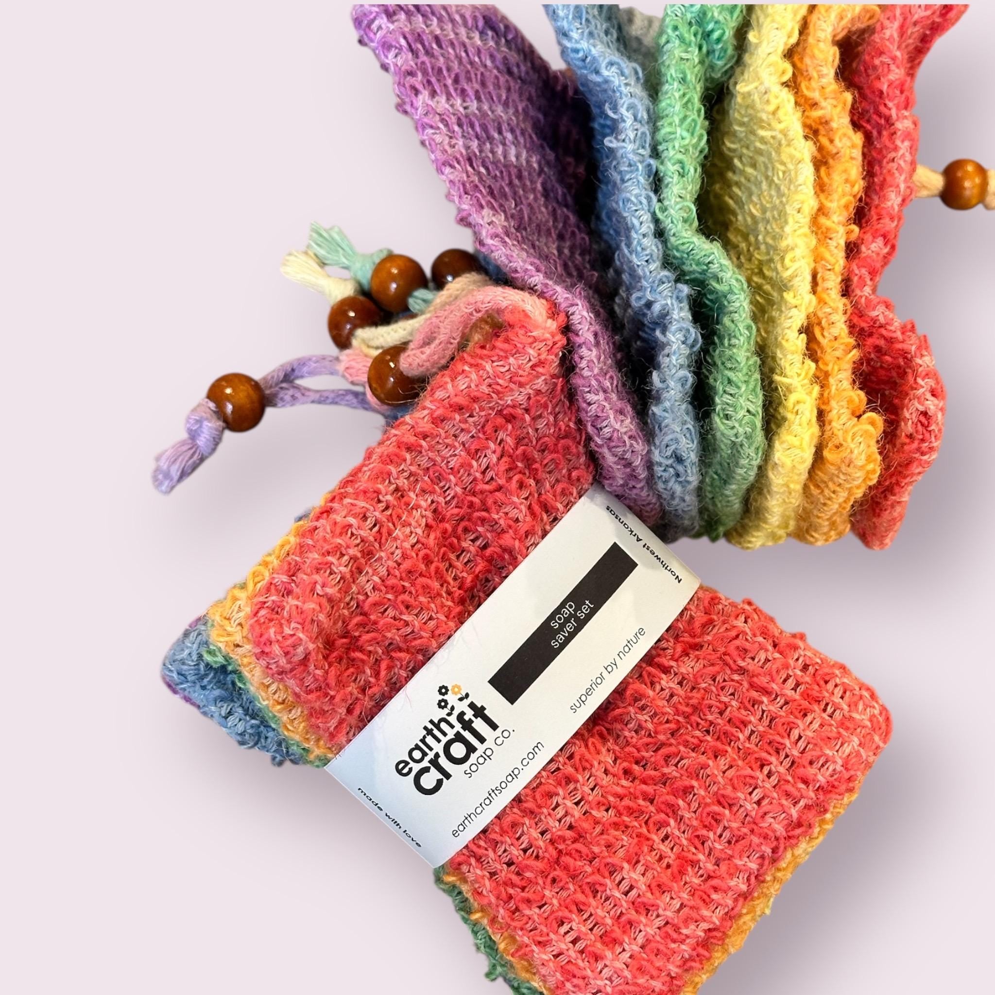 Soap Saver Bags Rainbow Set of 6