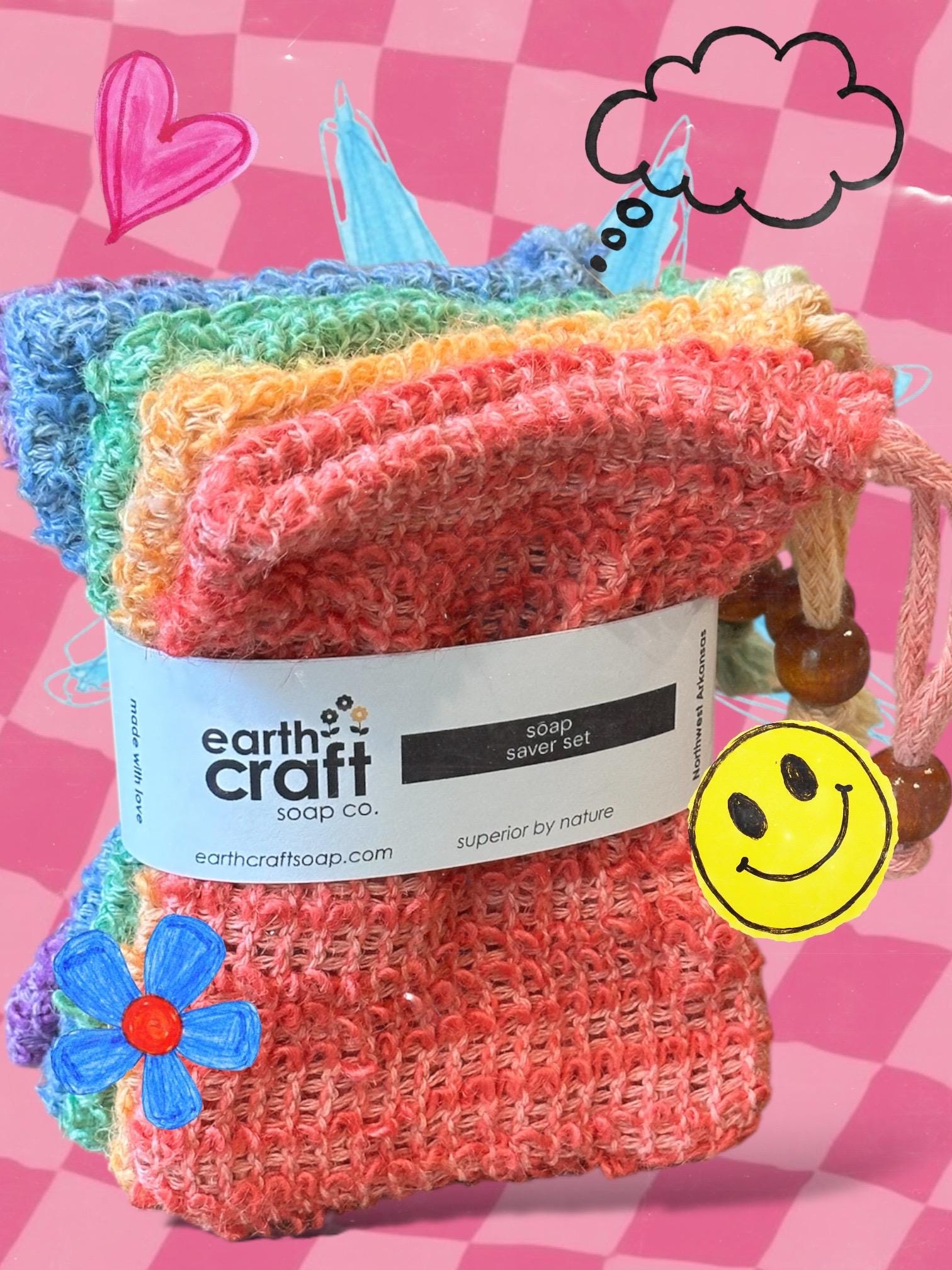 Soap Saver Bags Rainbow Set of 6