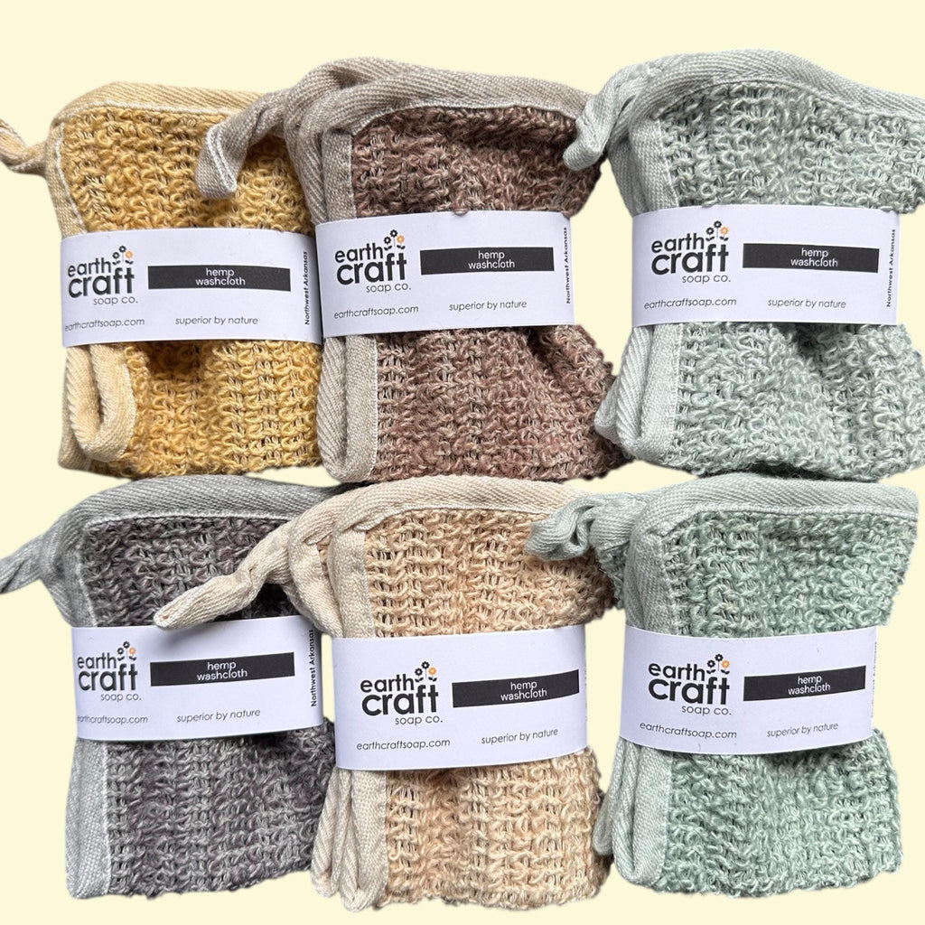 Earthtone Set of 6 Exfoliating Washcloths
