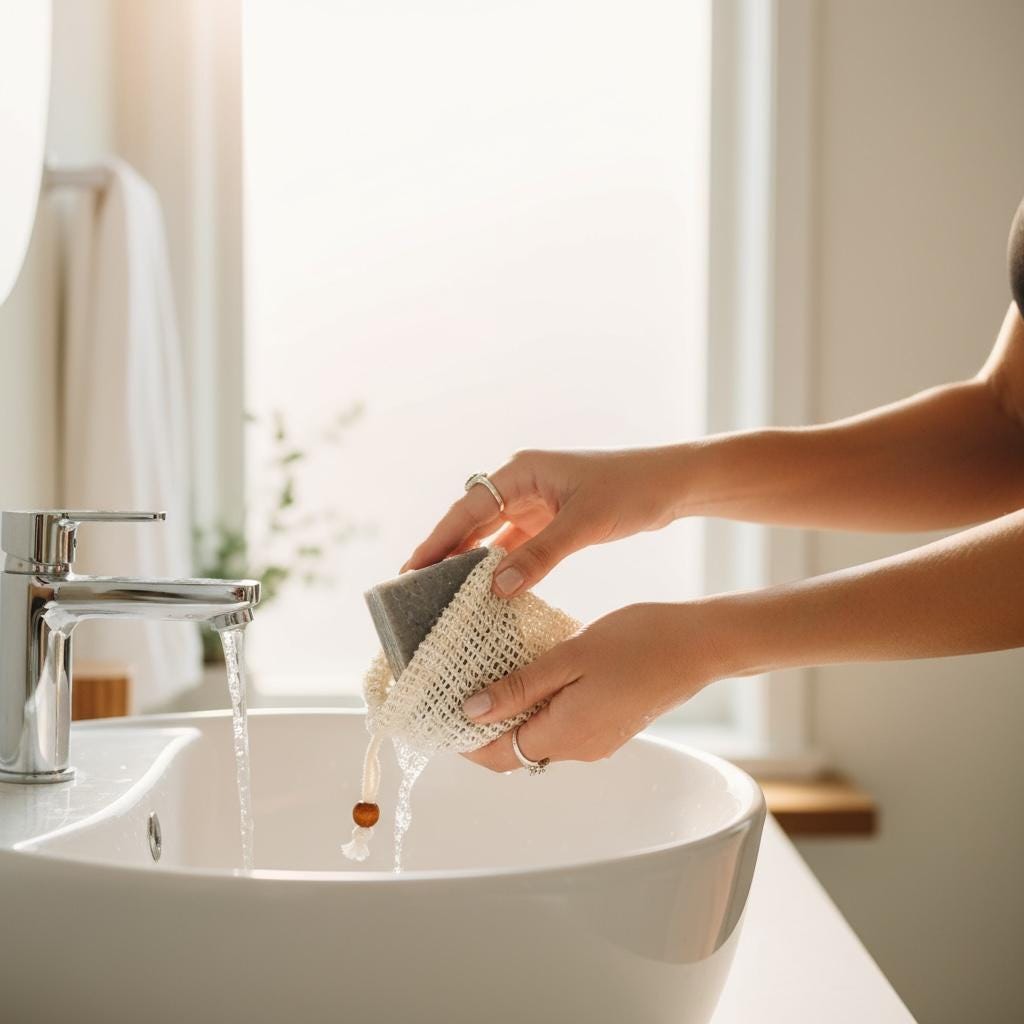 Natural Soap Saver Bag