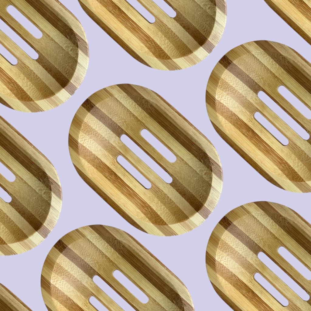 Eco-Friendly Bamboo Soap Dish: Self-Draining, Zero Waste