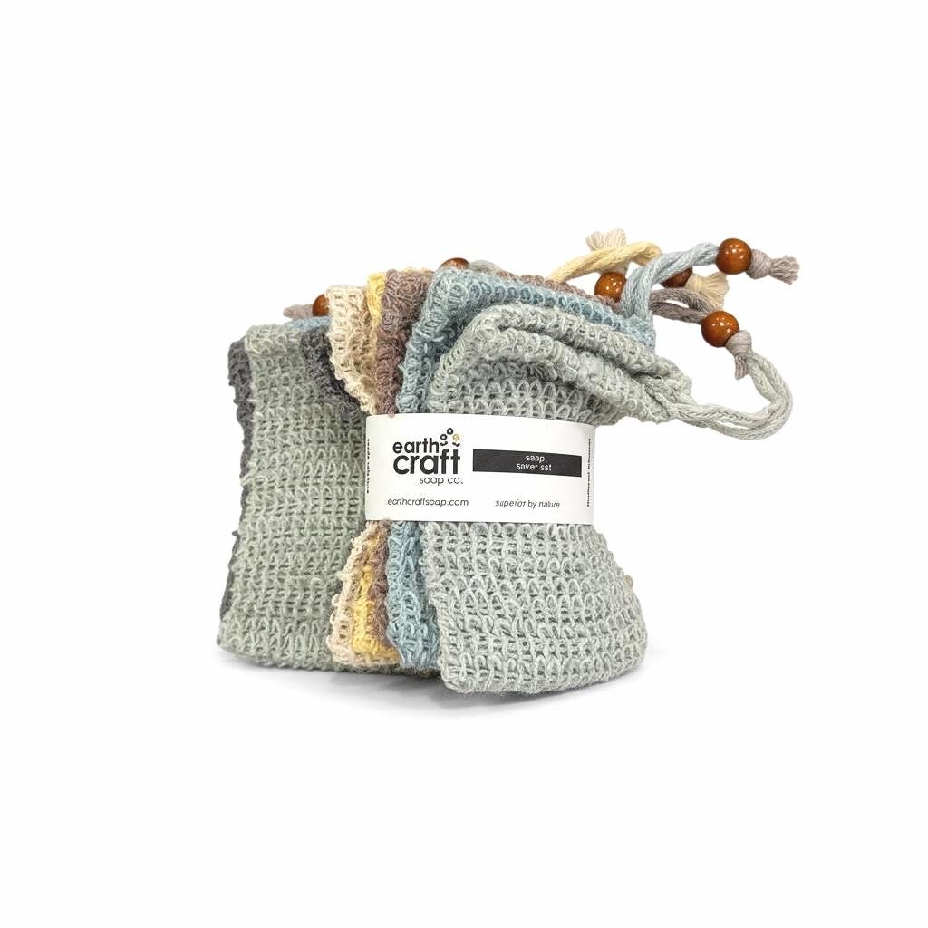 Soap Saver Bags Earthtone Set of 6