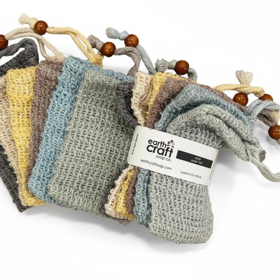 Soap Saver Bags Earthtone Set of 6