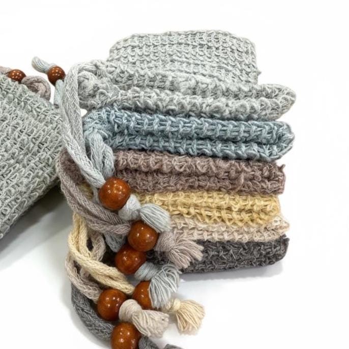 Soap Saver Bags Earthtone Set of 6