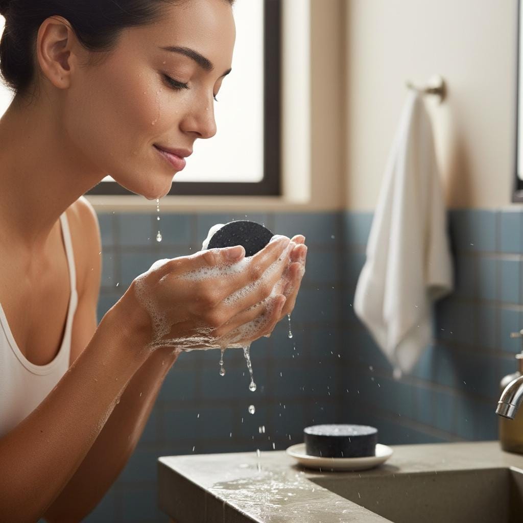 Handmade Activated Charcoal and Tea Tree Soap for Acne by Earthcraft Soap Co.