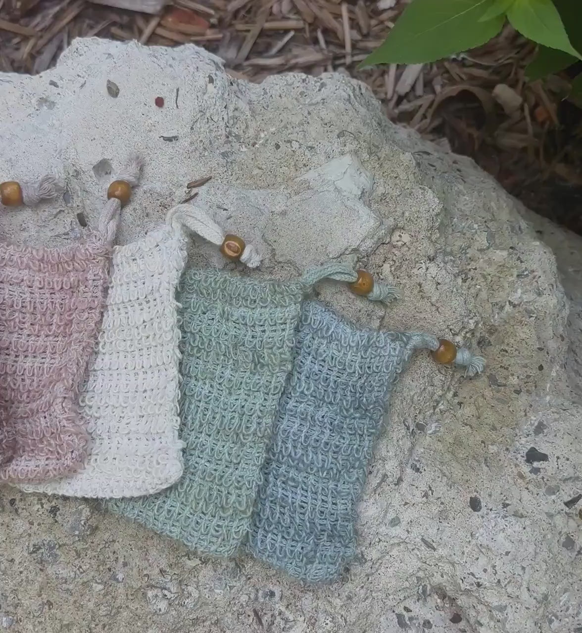 Soap Saver Bags Earthtone Set of 6