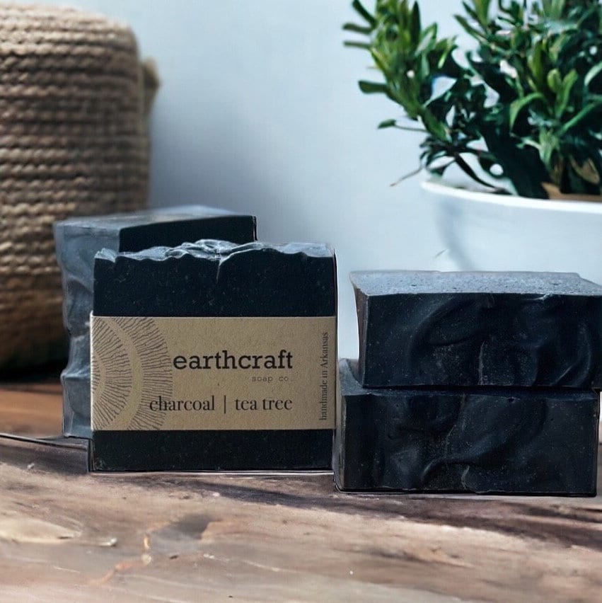 Acne Detox Soap Charcoal Tea Tree Soap Bar - All Natural | Vegan | Palm Free | Cold Process Soap